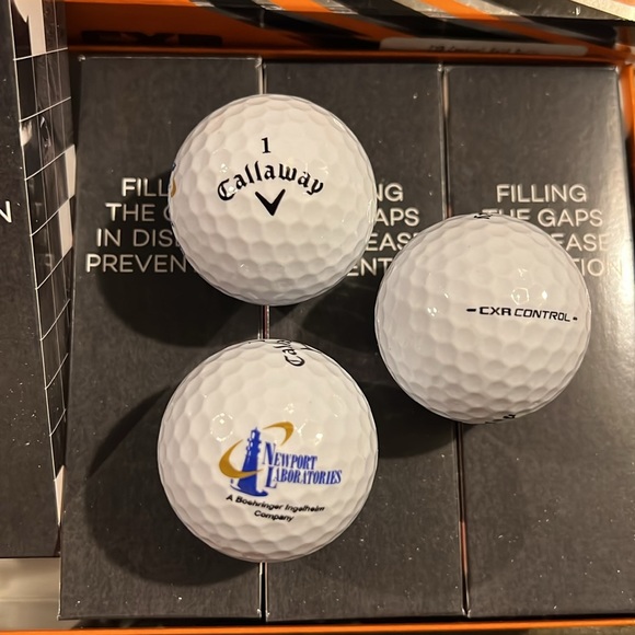 Callaway CXR Control 12 pack gold balls BRAND NEW! - Picture 4 of 6